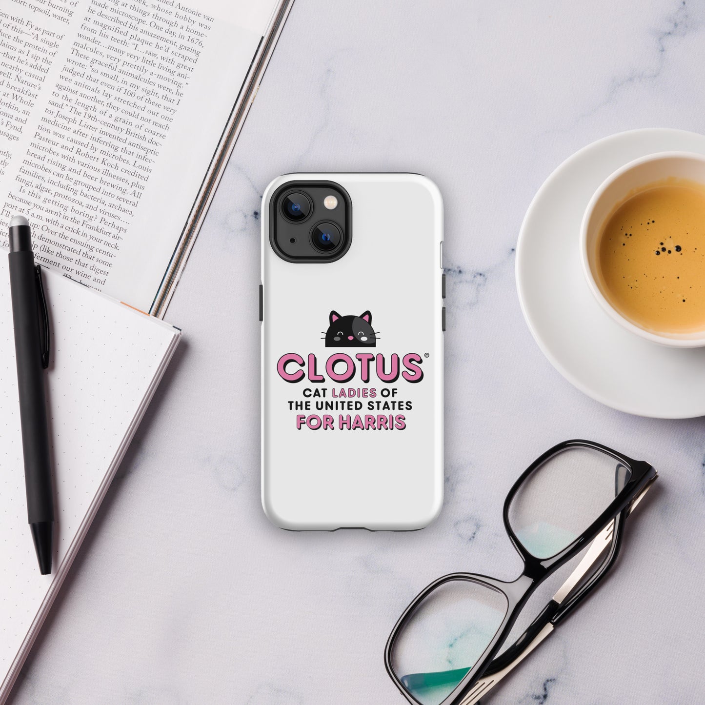 CLOTUS Iphone Case (White)