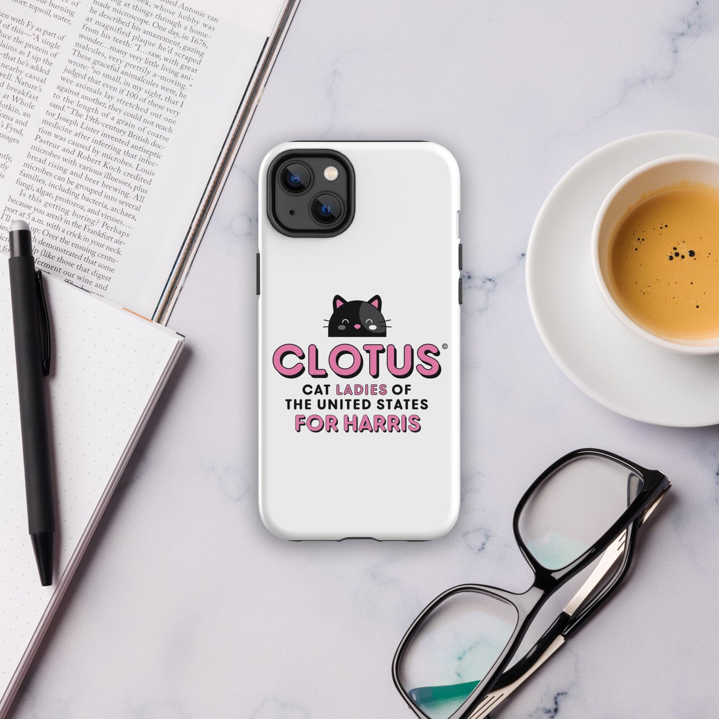 CLOTUS Iphone Case (White)