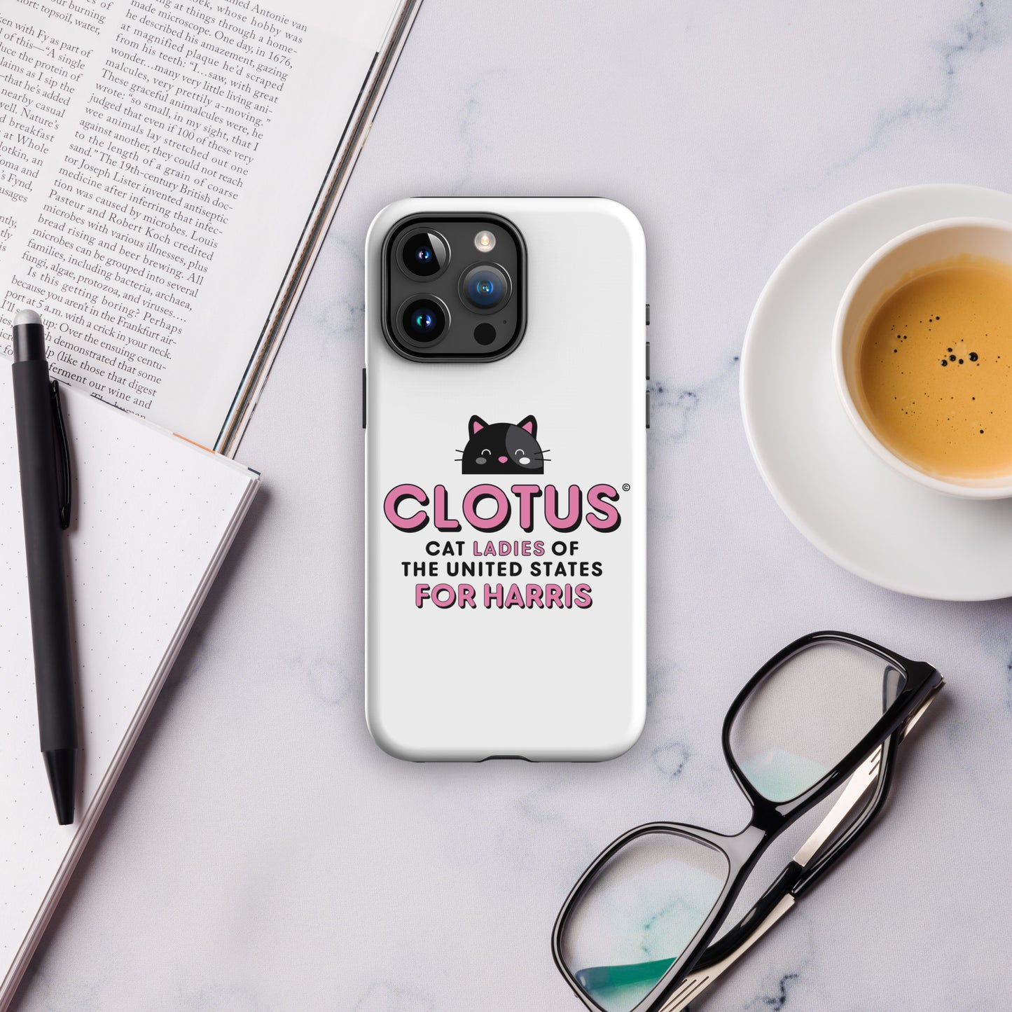 CLOTUS Iphone Case (White)