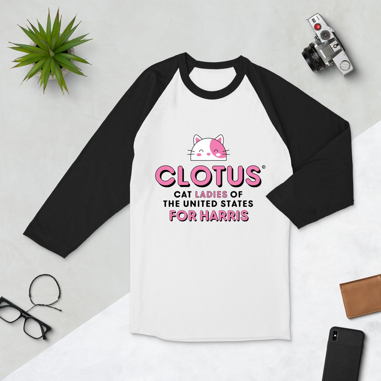 CLOTUS - Pink 3/4 Sleeve