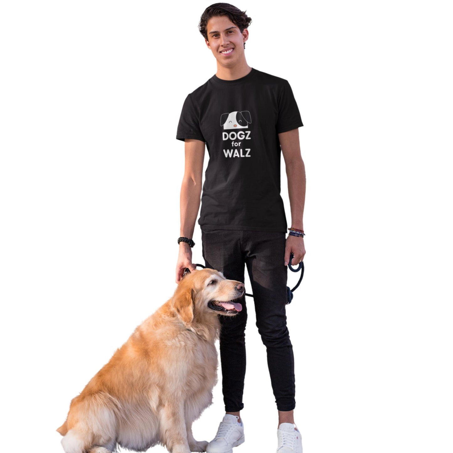 DOGZ for WALZ unisex black tee