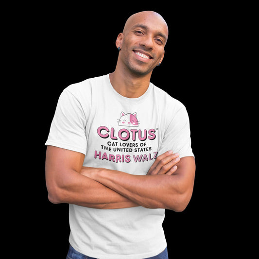 CLOTUS - HARRIS/WALZ Unisex White Tee